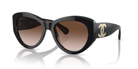 Chanel Butterfly Sunglasses CH5492 54 Brown & Black .